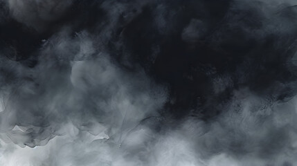 Black Blue Abstract Watercolor