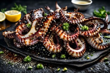 Fototapeta premium Grilled octopus
