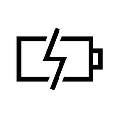 Fototapeta premium Battery Status/Battery Indicator Icon 