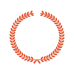 Vector redolive foliage branches decorative ornament frame