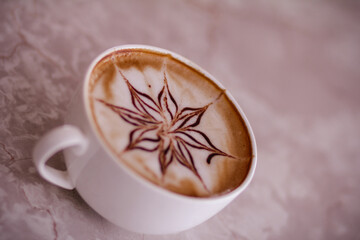 cup of cappuccino