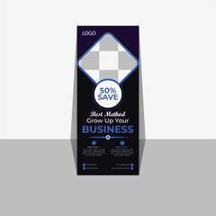 A Creative Roll up, Poll up banner design for your company.