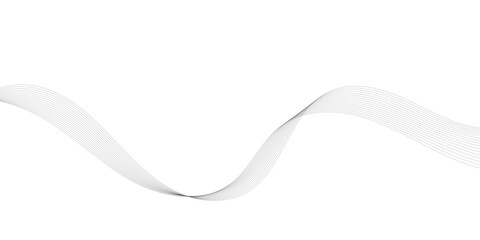 Wave with lines created using blend tool. Curved wavy line, smooth stripe. Abstract vector background with wavly lines. Wave vector. Wave background.