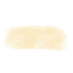 Yellow Watercolor Brush Watercolor Element Design