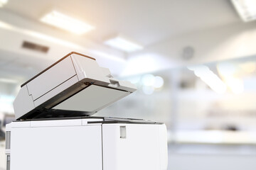 Copier or photocopier or photocopy machine office equipment workplace for scanner or scanning document or printer for printing paperwork hard copy paper duplicate Xerox or service maintenance repair.