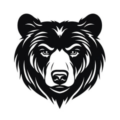 illustration of a bear head