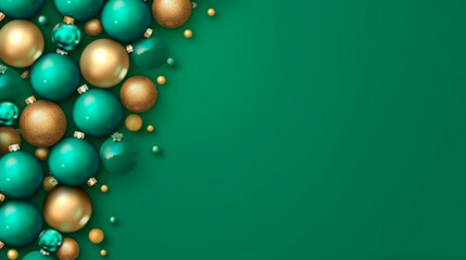 Christmas banner with blank space for text