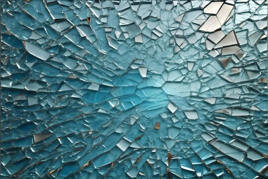 Cracked Glass Texture, Cracked Glass Texture Background, Frosted Glass Texture, Broken Glass Texture, Glass Crack, AI Generative