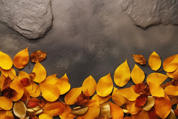 Autumn background banner with copy space