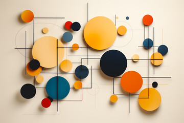 background with circles