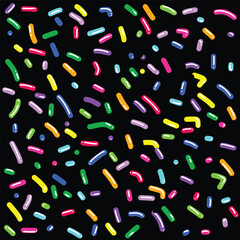 background sugar snack delicious decorating cake donut seamless