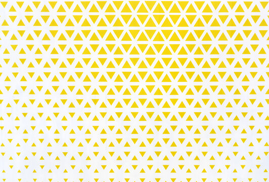 Cell texure background of yellow triangle.