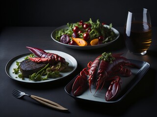 seafood with vegetables