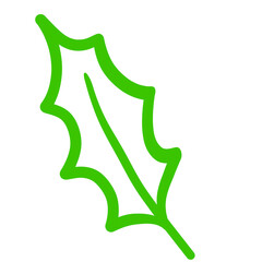 Leaf in Christmas 