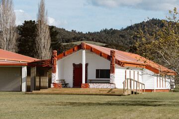 Maori Building Place in New Zealand