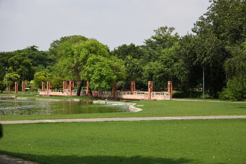 Fototapeta na wymiar sundar Nursery garden near Humayun tomb in Delhi