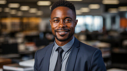 Fototapeta premium Professional Man with a Genuine Smile