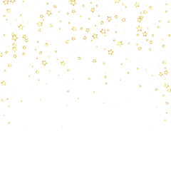 Fototapeta na wymiar Christmas stars vector overlay. Magic stars luxury sparkling confetti. Christmas spirit. Festive stars vector illustration on white background.