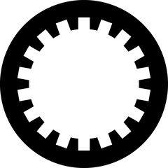 Fototapeta na wymiar Wheel gear vector element