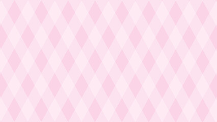 Diagonal white checkered in the pink background