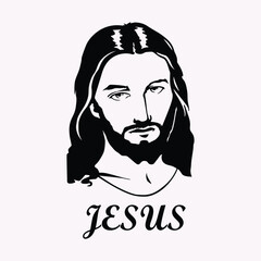 Free vector jesus t-shirt design