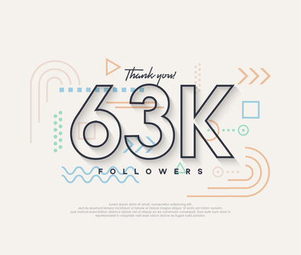 Line design, thank you very much to 63k followers.