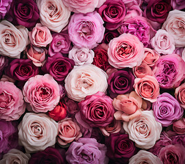 Beautiful bouquet of colorful modern flowers in wonderful harmony, 3D flowers.