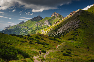 Warm and colorful summer in the High Tatras - sharp peaks, lakes and beautiful views.