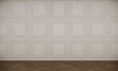 white wall with floor