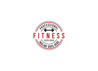 Fitness and gym logo design.