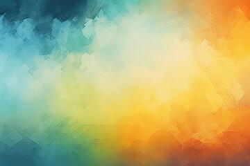 watercolor orange sky tex yellow blue soft background abstract paint paint blotches green Colorful beige texture watercolor gradient blue blurred sunset background border