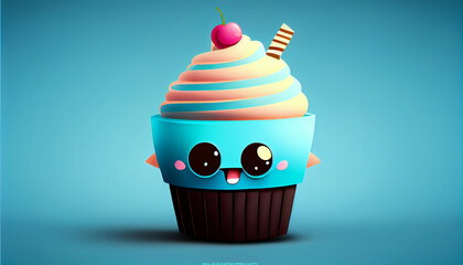 Cupcake character