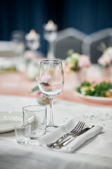 Fototapeta premium table setting for a dinner