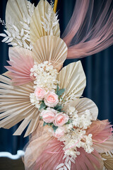 bouquet of flowers on the table