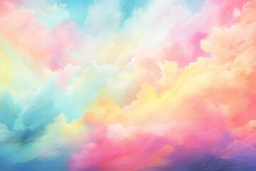 Obraz na płótnie Canvas texture purple sky pink blue colourful bright blue abstract puffy watercolor clouds green Colorful yellow colors watercolor easter pink background rainbow abstra sunset background background pastel