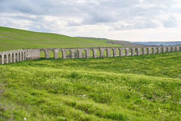Acquedotto delle Arcatelle, 18th century aqueduct in Tarquinia, Italy