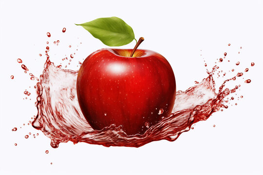 apple fruit food vector , Generative AI 