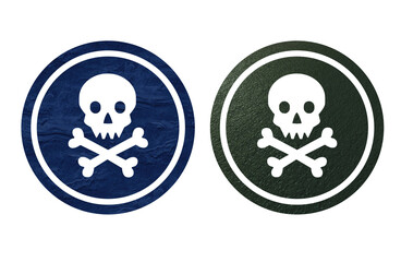 skull pattern icon for background or cover
