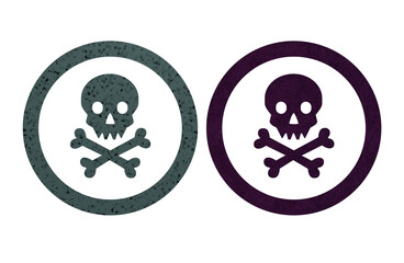 skull pattern icon for background or cover