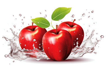 apple fruit food vector , Generative AI 