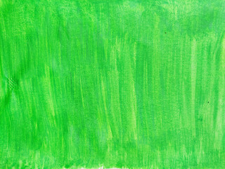 Green background made of watercolor