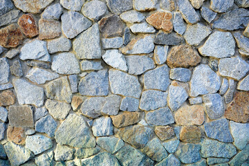 カラフルな石壁