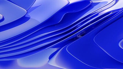 3dr rendered abstract waves with fabric