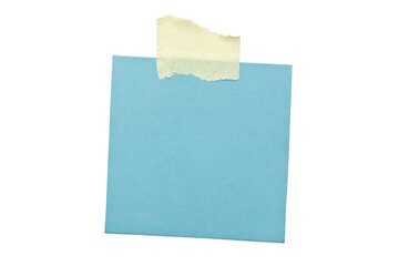 piece of paper is taped to the wall