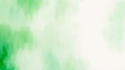 Abstract green gradient watercolor background. Texture paper. wallpaper, desktop, poster, web design.
