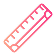 ruler gradient icon