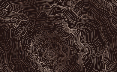 Abstract shape wallpaper. Hand drawn line illustration for background. Ink painting style composition for decoration.
