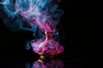 stream magic infur background shape fire steam light curve hookah mist smoke concept abstract pattern Abstract trail black colored aroma motion effect design background swirl black smoke stick wave
