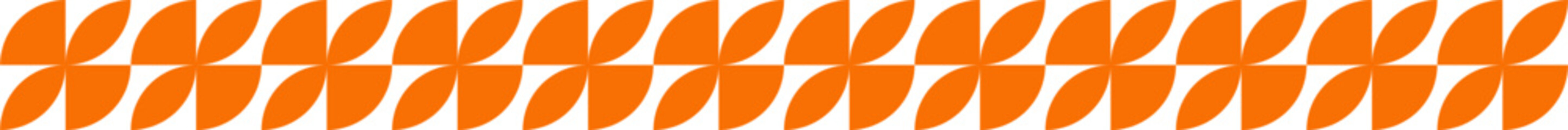 Abstract Modern Geometric Border Horizontal Design Element Vector