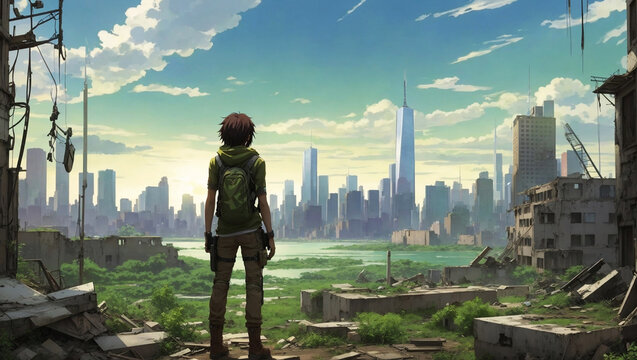 Post-Apocalyptic New York: Manga-Inspired Twilight